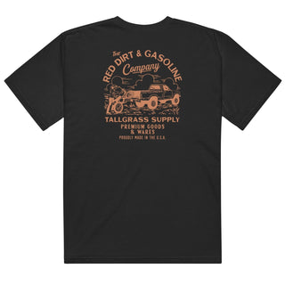 Red Dirt & Gasoline Heavyweight Tee - Tallgrass Supply