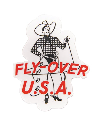 Fly-Over U.S.A. Sticker - Tallgrass Supply