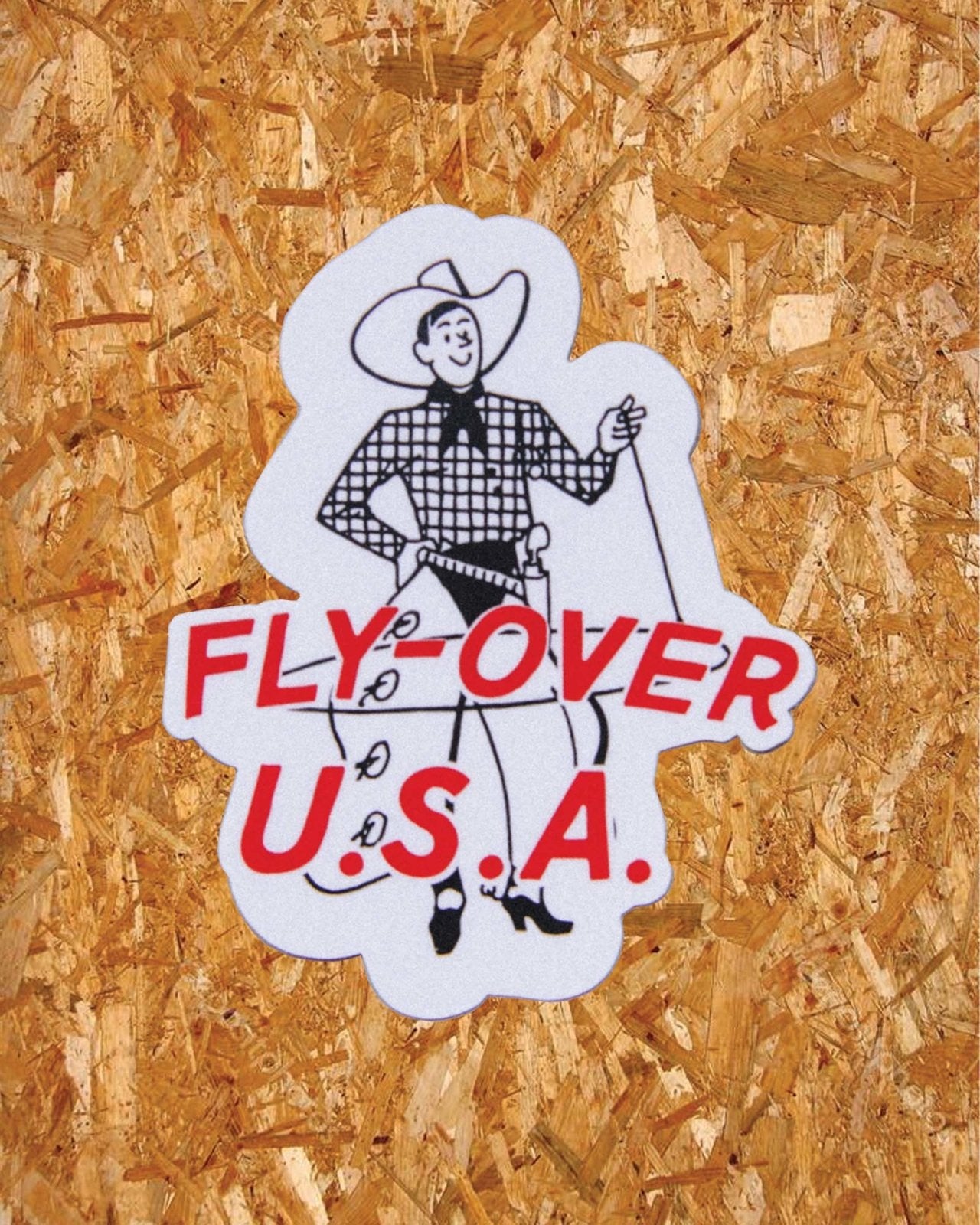Fly-Over U.S.A. Sticker - Tallgrass Supply