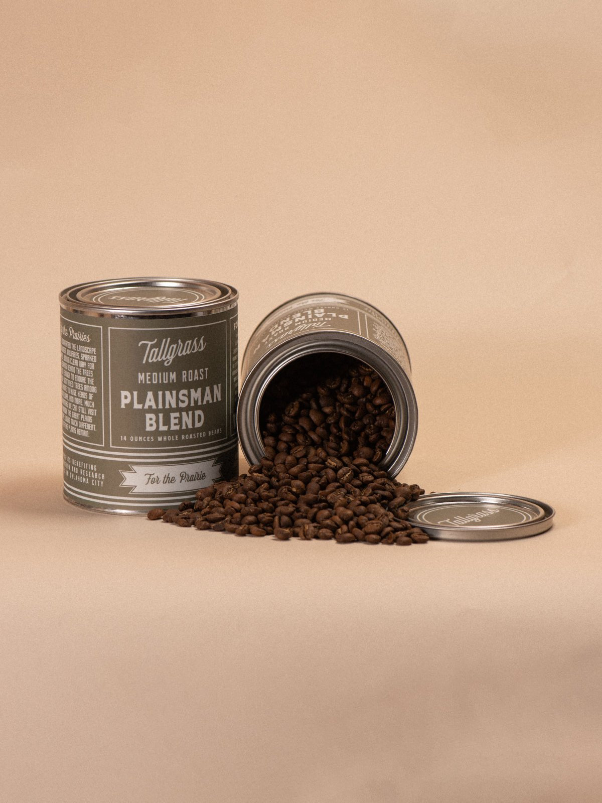 Tallgrass Supply_ Plainsman Blend: 14 Ounce Medium Roast - Whole Coffee Beans.