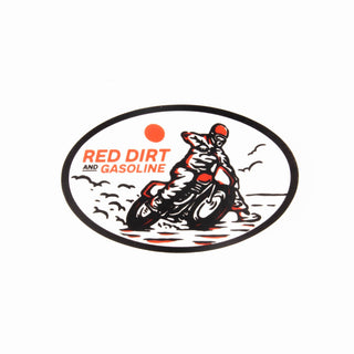 Red Dirt and Gasoline Sticker - Tallgrass Supply