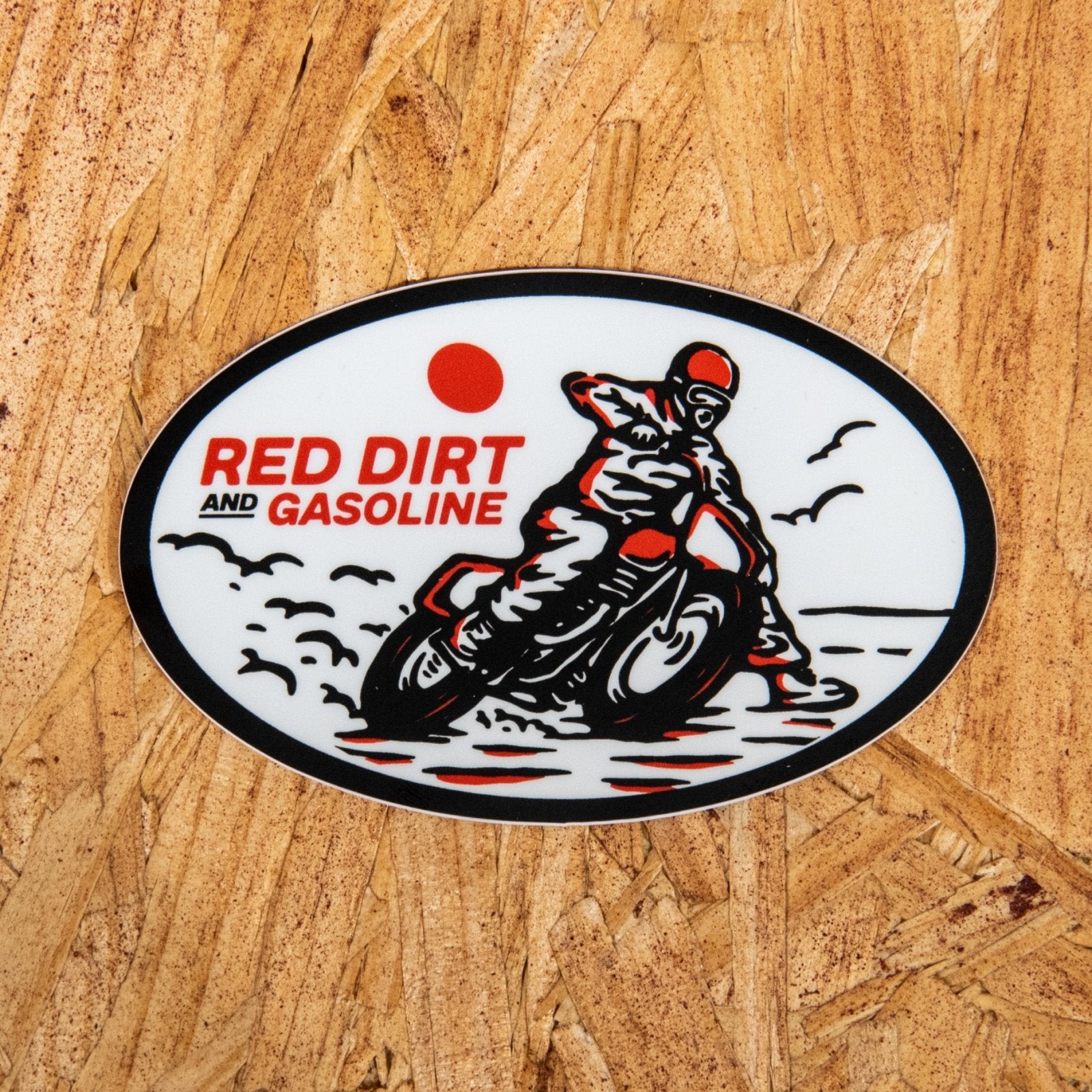 Red Dirt and Gasoline Sticker - Tallgrass Supply