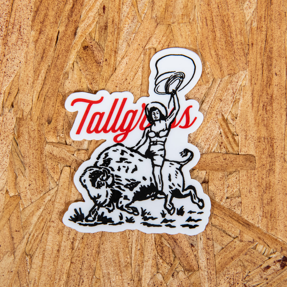 Tallgrass Supply_ Cowgirl Sticker.