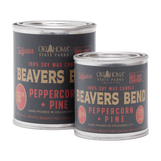 Beavers Bend: Peppercorn + Pine Soy Wax Candle - Tallgrass Supply