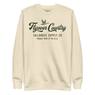 Flyover Country Pullover Sweater Cream - Tallgrass Supply