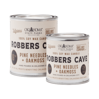 Robbers Cave: Pine Needles + Oakmoss Soy Wax Candle - Tallgrass Supply