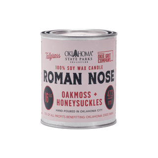 Roman Nose: Oakmoss + Honeysuckle Soy Wax Candle - Tallgrass Supply