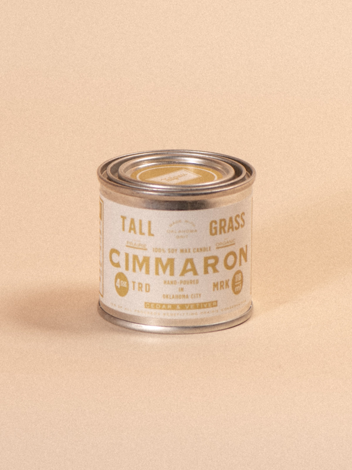 Cimmaron: Cedar + Vetiver Soy Wax Candle - Tallgrass Supply