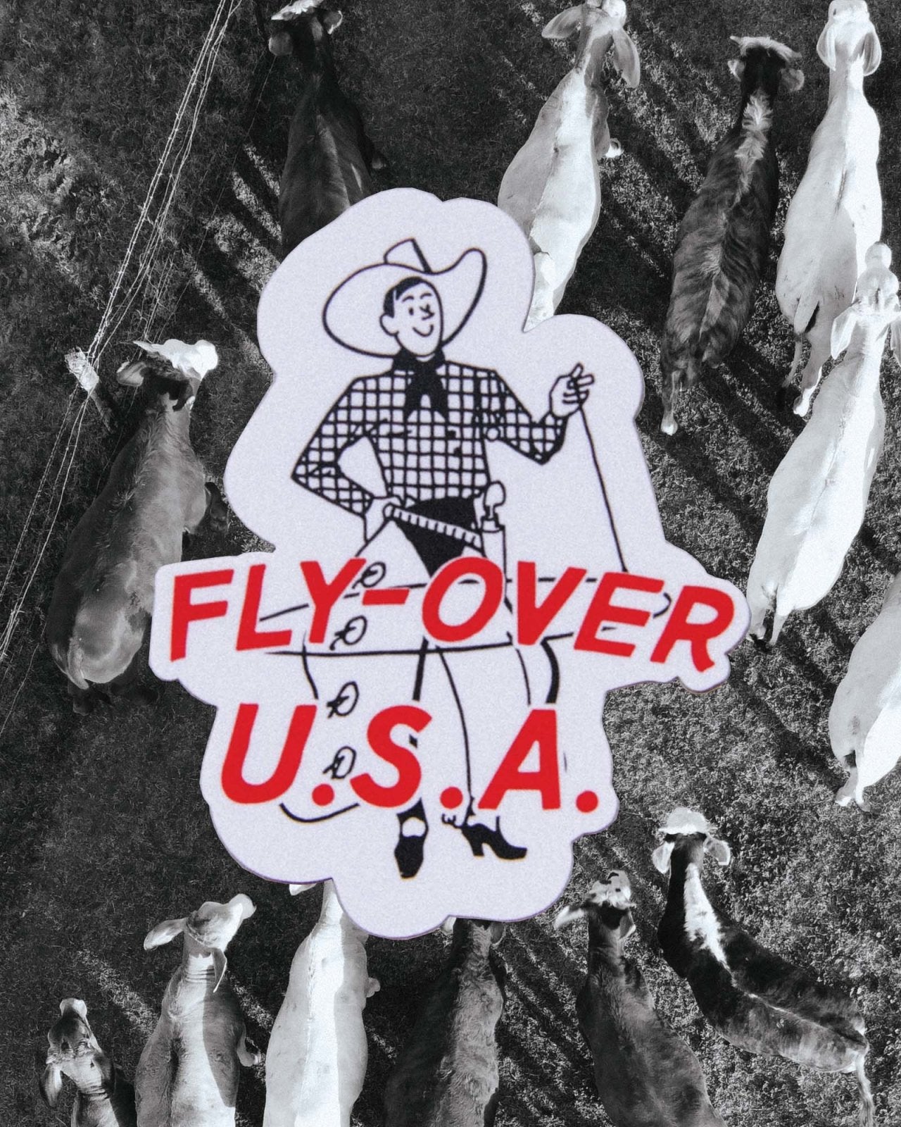 Fly-Over U.S.A. Sticker - Tallgrass Supply