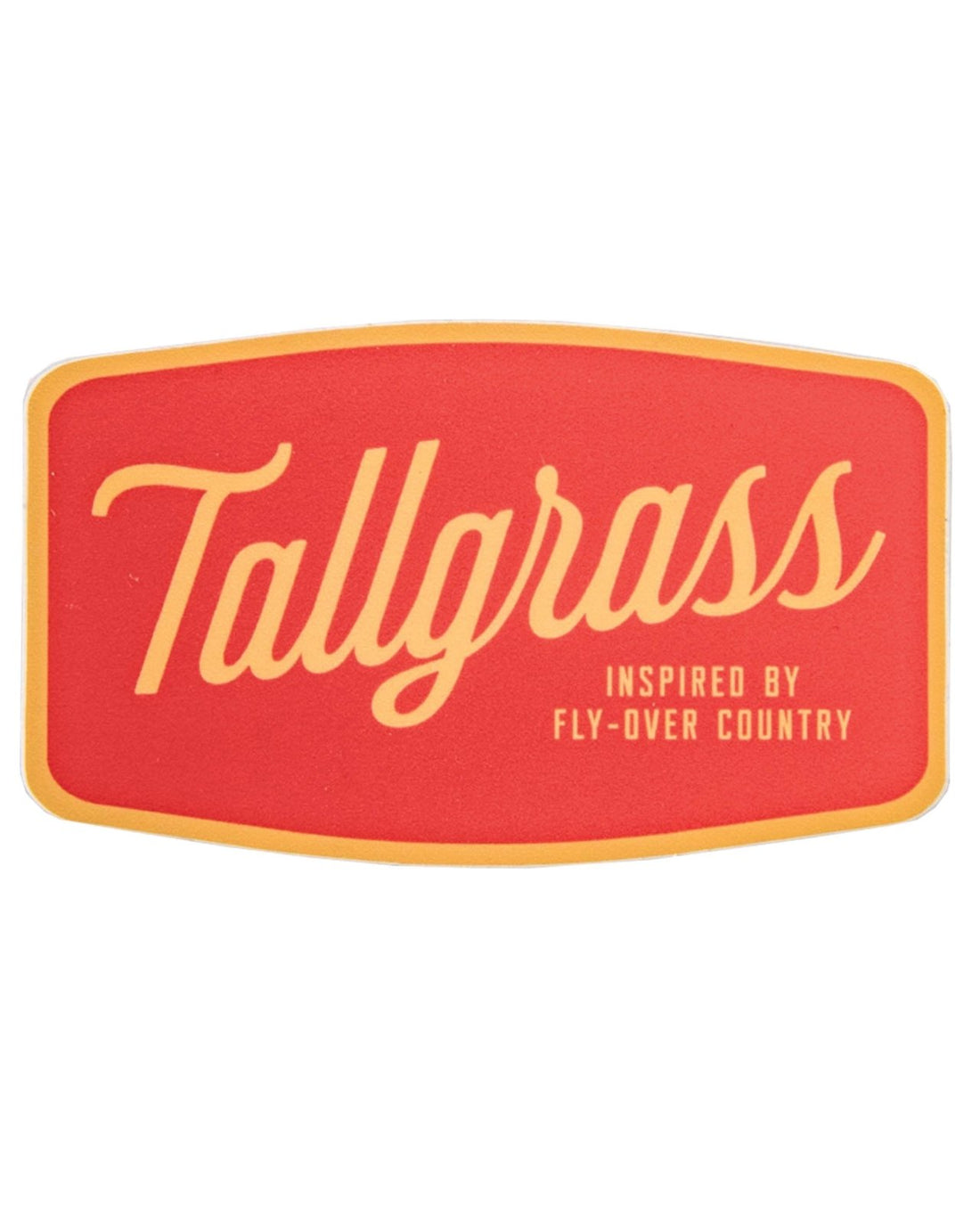 Inspired by Fly-Over Country Sticker - Tallgrass Supply