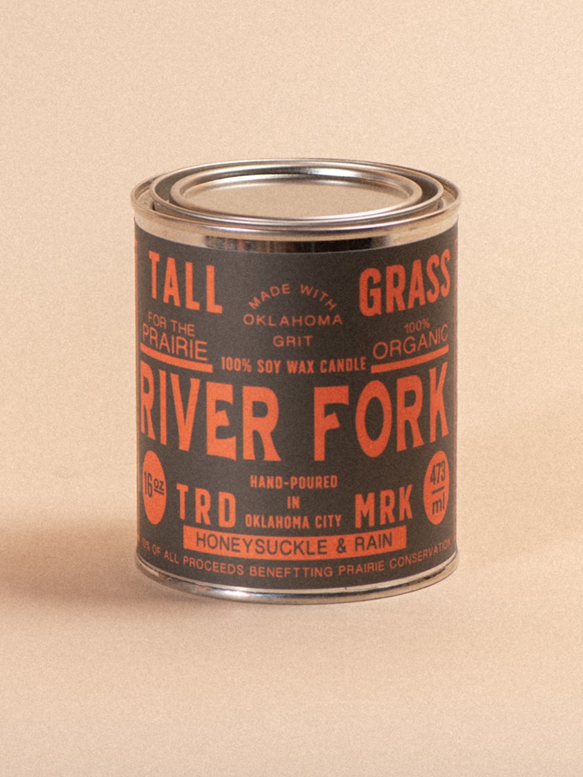 River Fork: Honeysuckle + Rain Soy Wax Candle - Tallgrass Supply