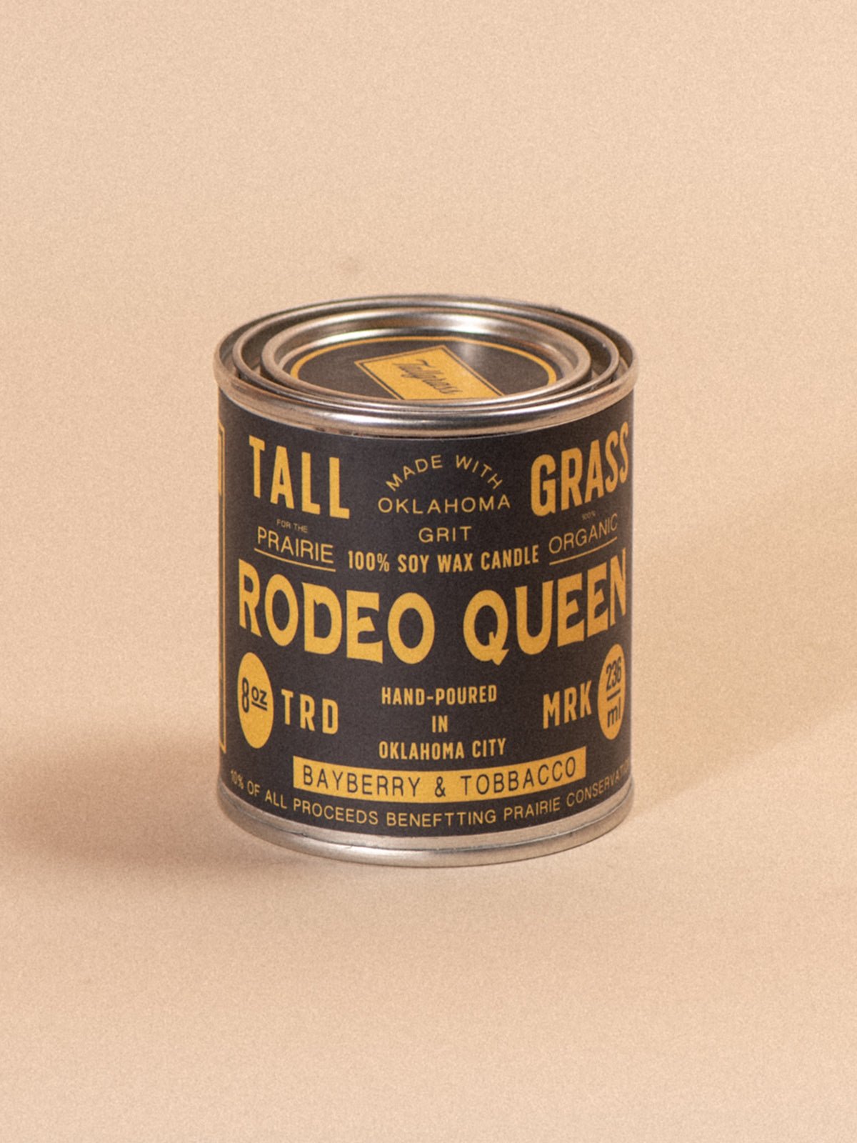 Rodeo Queen: Bayberry + Tobacco Soy Wax Candle - Tallgrass Supply
