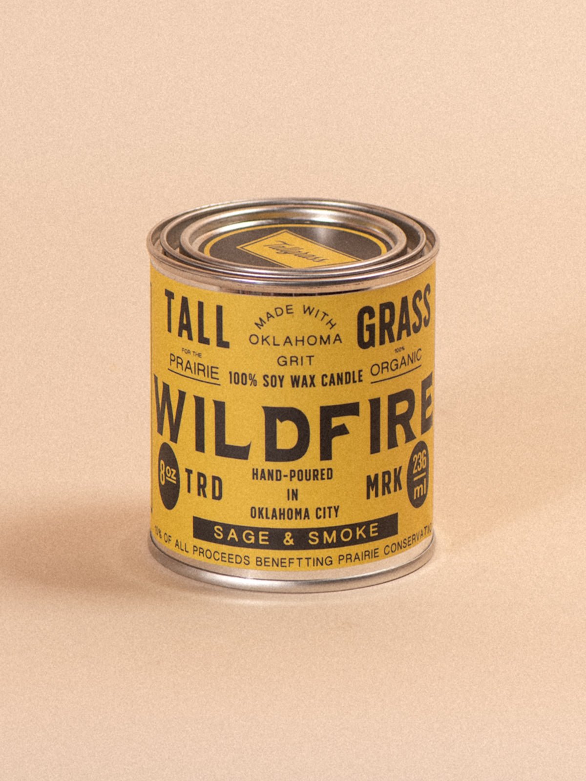 Wildfire: Sage + Smoke Soy Wax Candle - Tallgrass Supply