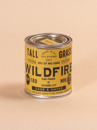 Wildfire: Sage + Smoke Soy Wax Candle - Tallgrass Supply