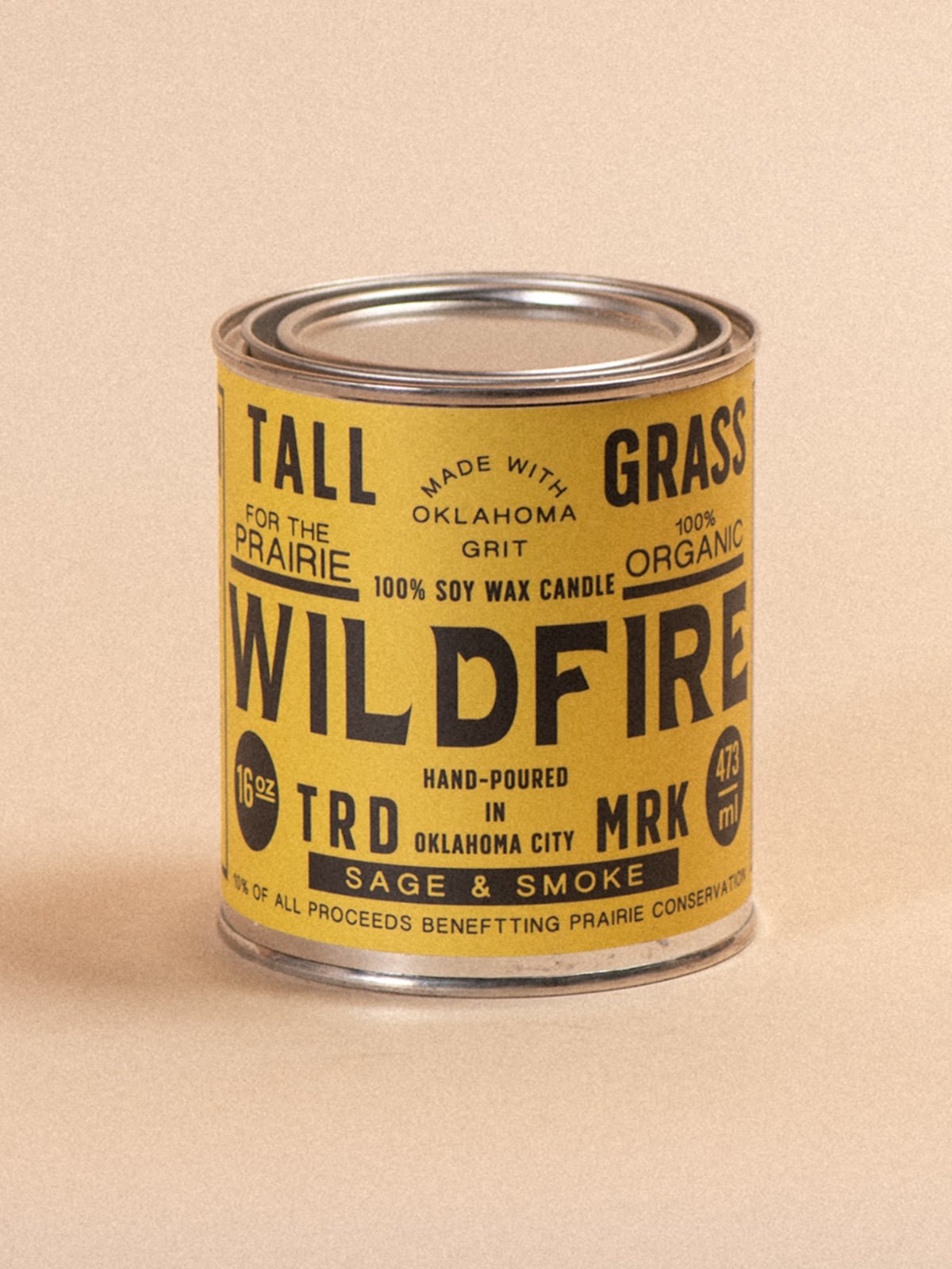 Wildfire: Sage + Smoke Soy Wax Candle - Tallgrass Supply