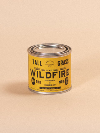 Wildfire: Sage + Smoke Soy Wax Candle - Tallgrass Supply